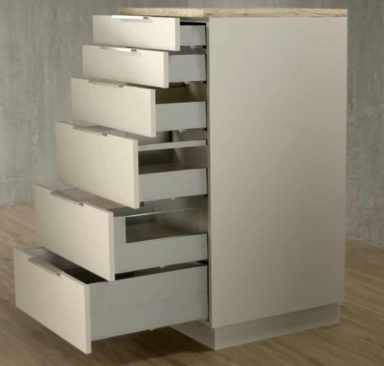 Szuflada Merivobox 500 rodzaje